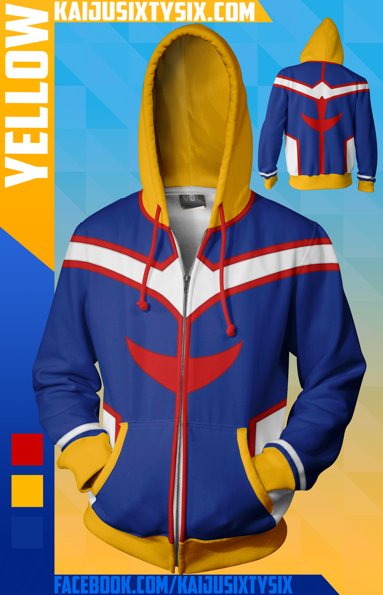 All Might Hoodie My Hero Academia Hoodie Canada My Hero Academia