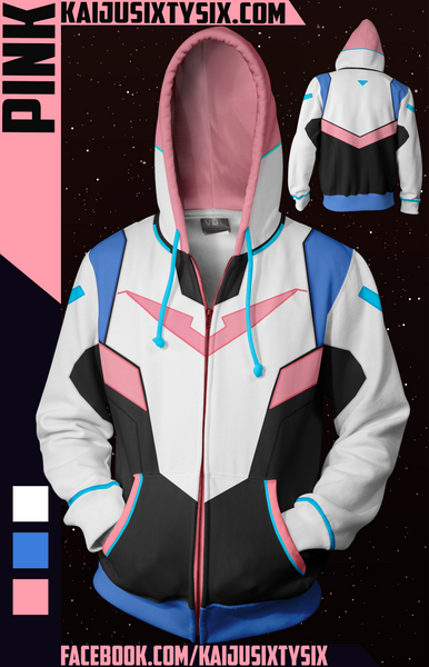 Voltron Pink Hoodie Limited KaijuSixtySix